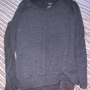 Oversized Grey Long-Sleeve